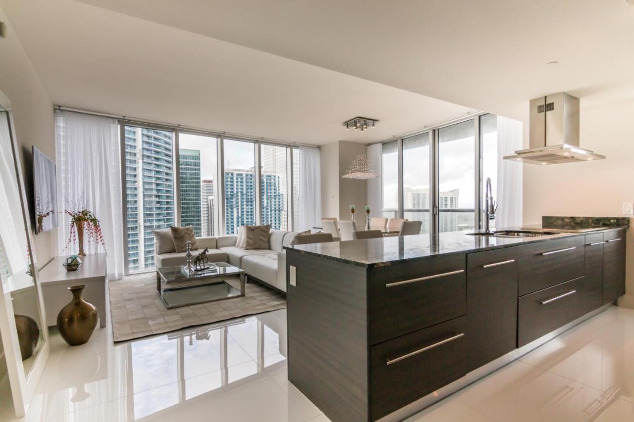 Luxury 5-Star Condo @37Th Floor In Icon Brickell 2B/2B Miami Zewnętrze zdjęcie