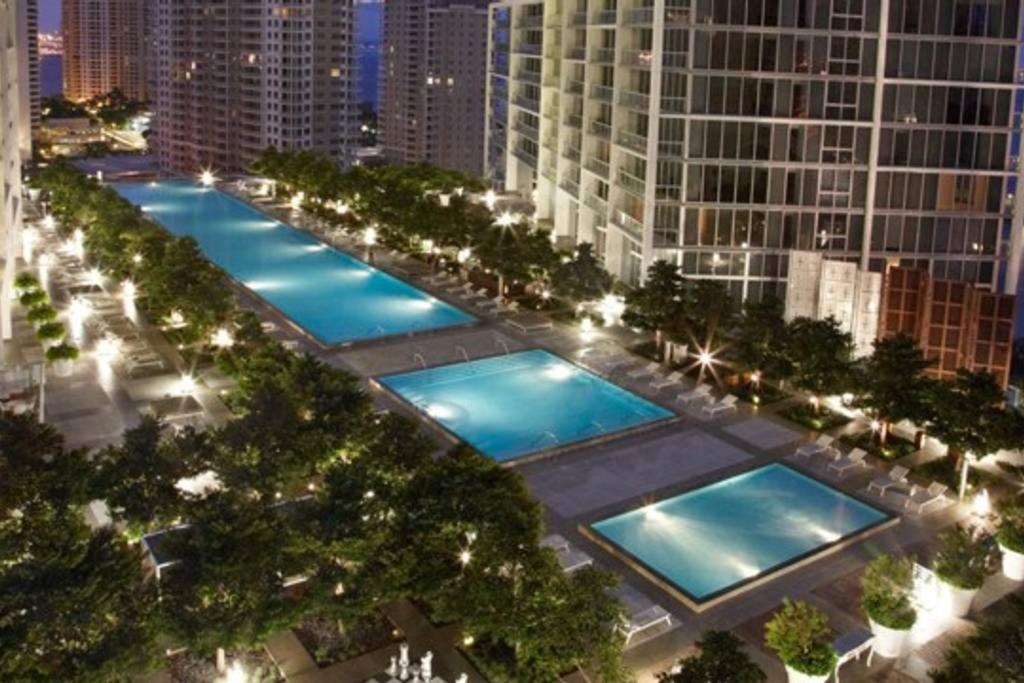 Luxury 5-Star Condo @37Th Floor In Icon Brickell 2B/2B Miami Zewnętrze zdjęcie